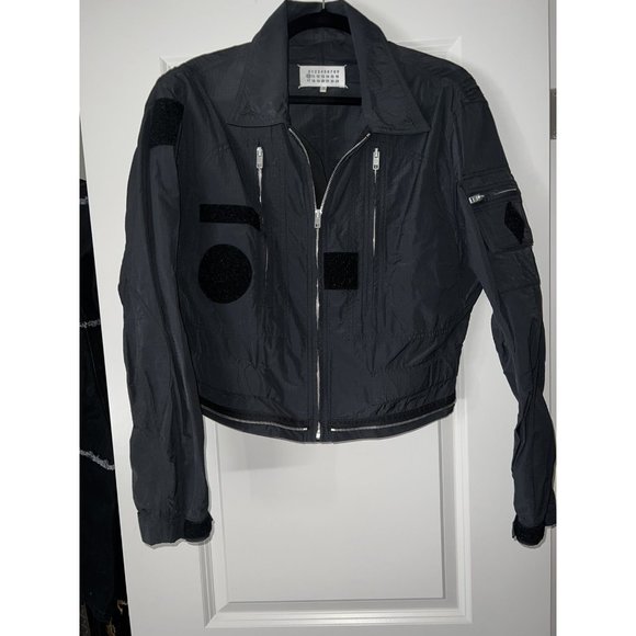Maison Margiela Zipped Trim Cropped Jacket - Picture 1 of 6